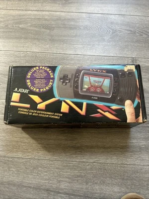 Sistema de juego portátil Atari Lynx II CON MANUAL en CAJA NEGRA ORIGINAL, PAG-4101 Foto 1 de 4