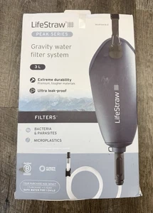 LifeStraw Peak Series Compact Gravity Water Filter System 3L Mountain Blue NEW - Picture 1 of 4