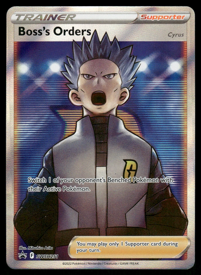 Boss's Orders (Full Art) Promo SWSH: Sword & Shield Promo Cards SWSH251 NM - Image 1 of 2