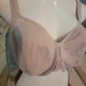 Reggiseno donna Olga ferretto 42DD beige leggermente foderato raso bordo pizzo - Foto 1 di 6