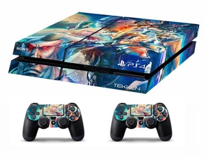 PS4 Vinyl Skin Aufkleber Tekken Style 1 für Konsole & 2 Controller - Bild 1 von 1