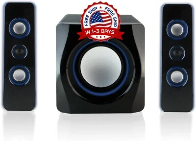 Sistema De Altavoces De Subwoofer Bluetooth Con Juegos Película Fiesta NEW US.. - Image 1 of 4