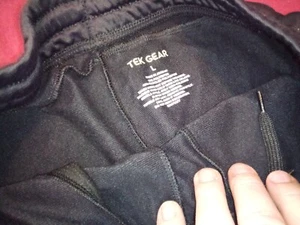 Tek Gear Pants Adult Large Black Comfort Athletic Outdoors Active Flex legs - Picture 1 of 7