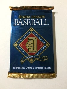 1992 Donruss Baseball Cards Series 1 One Unopened Pack - Picture 1 of 2