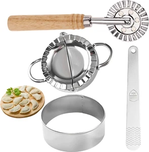 4 Stück Dumpling Maker Set, Ravioli Maker Pelmeni Form Pelmeni Maker Maker Dumpl - Bild 1 von 7