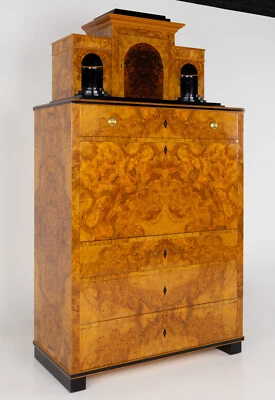 Colombo Mobili Burlwood Secretaire Abattant Foto 1 de 4