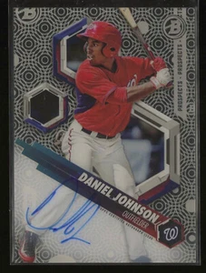 2018 Bowman High Tek Daniel Johnson Auto Washington Nationals - Bild 1 von 2