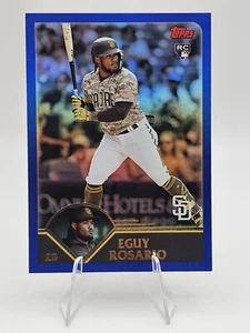 2023 Topps Archives Rainbow Foil Eguy Rosario #209 San Diego Padres /199 RC - Picture 1 of 2