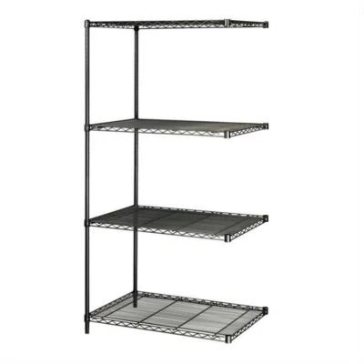 Unidade complementar industrial Safco 36"x24" preta - Imagem 1 de 3