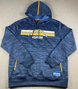 New Men's XL NFL Team Apparel Los Angeles Chargers Hoodie Zippered Pockets - Picture 1 of 8