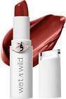 Lipstick by Wet N Wild Mega Last High-Shine Lipstick Lip Color Makeup, Brick Red