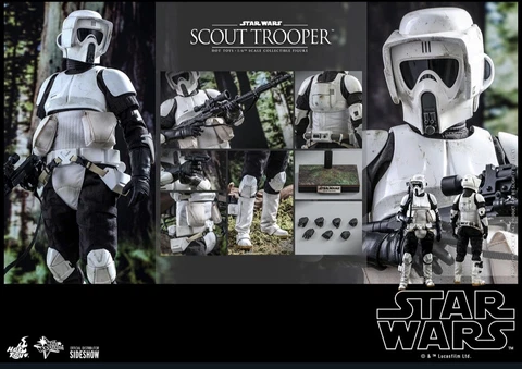 Hot Toys MMS611 Star Wars Episode VI Return Of The Jedi Scout Trooper 1/6 Figure Cover