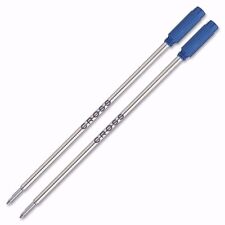 Cro81002 Refill for Cross Ballpoint Pens Broad Blue Ink 2/pack
