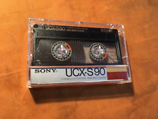 1 x SONY UCX-S 90 Cassette,IEC II/High Position,sehr guter Zustand,1985,rare