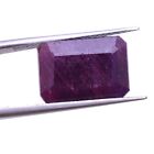 9.50 Cts Certified Natural African Ruby Unheated Octagon Cut Huge Loose Gemstone