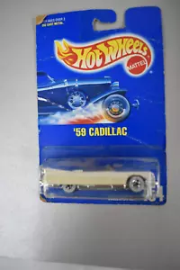 1991 Hot Wheels Blue Card Main Line '59 Cadillac WW BW Wheels #154 4694 - Picture 1 of 1