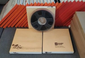 n.1 nastro magnetico Reel tape plastic spool 18 cm. garantito reel to reel - Foto 1 di 2