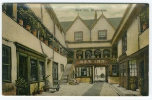 The New Inn Gloucester Old Colour Photo Postcard - Picture 1 of 2