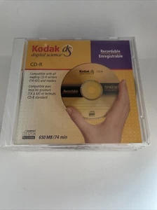 KODAK GOLD 650MB RECORDABLE Blank CD-R - x 3 Discs New & Sealed - Picture 1 of 3