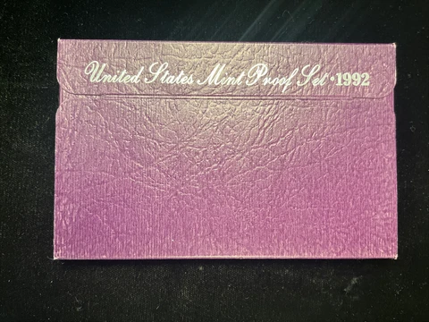 1992 US Mint Proof Set Cover