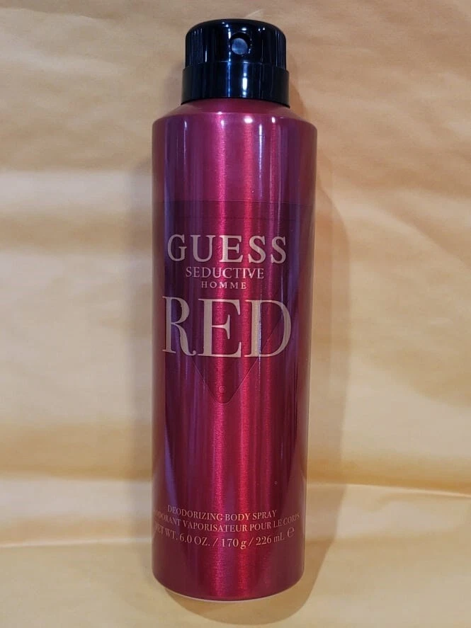 GUESS SEDUCTIVE HOMME RED для мужчин Дезодорирующий спрей для тела 6,0 унций 226 мл НОВИНКА В БАЛЛОНЧИКЕ - Изображение 1 из 1