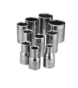 Craftsman 34531, 10 piezas Juego de enchufes SAE fáciles de leer de 1/4" - Imagen 1 de 4