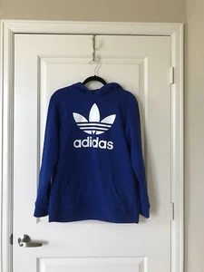 Adidas Originals Big Kid Boy’s Blue Hoodie, Size XL - Picture 1 of 7