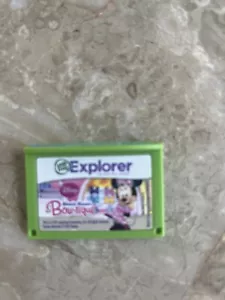 Leap Frog Explorer LeapPad ~ Disney Minnie Mouse Bow-tique Game Boutique - Picture 1 of 4