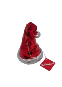 Sombrero de Papá Noel Campana Adorno De Colección Medio Oeste de Cannon Falls 4” NUEVO CON ETIQUETAS NUEVO EN STOCK - Imagen 1 de 4