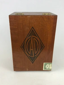 Wood Cigar Box CAO GOLD Torpedo Made in Nicaragua 4.5" x 3.75" x 6.75" Empty - Imagen 1 de 8