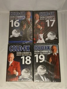 Cold-fx Don Cherry Dvd Rock Em Sock Em Dvds Sealed 20th Anniversary 16 17 18 19 - Picture 1 of 3