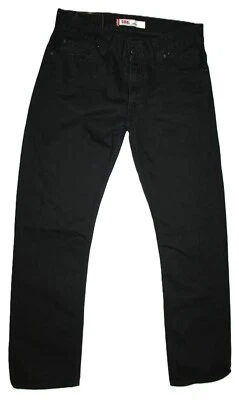 Vintage LEVI'S 506 standard hombre jeans 32/34 Levis W32 L34 regular negro - Imagen 1 de 4