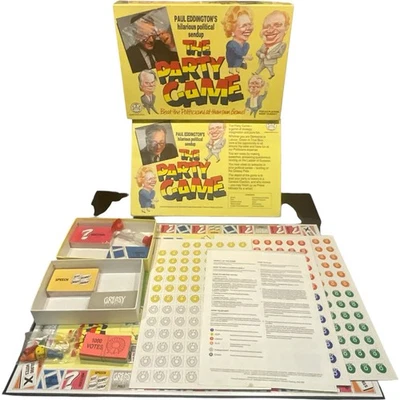 Paul Eddingtons The Party Game Beat The Politicians 1989 Politics Board Game - Image 1 of 4