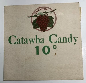 C 1920 Catawba Candy Sign Cardboard 10 Cents Vintage - Picture 1 of 3
