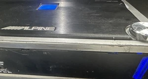 ALPINE PDX-1.600 MONO POWER AMPLIFIER 600 Watts Parts Or Repair , Missing Plug - Picture 1 of 4