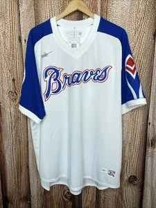 Camiseta Oficial Hank Aaron Atlanta Braves 1974 Cooperstown Retro 2X Ret $135 - Imagen 1 de 11