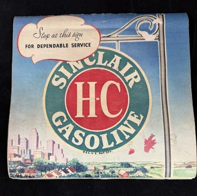 SINCLAIR Gasoline Sands Super Service Cheyenne Wyoming Advertising Calendar 1944 - Image 1 of 4