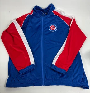 Giacca Vintage Chicago Cubs MLB G-III Full Zip Track Carl Banks Unisex XXL - Foto 1 di 12