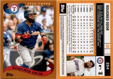2020 Topps Archives Baseball Card 254 ROUGNED ODOR TEXAS RANGERS