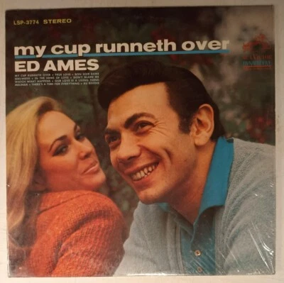 Ed Ames My Cup Runneth Over Vinyl LP Record Album From 1967 & Record Sleeve Foto 1 de 4