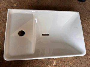 Kohler Lave Reve 450mmX 285mm Space Saving Compact Low Projection Basin 5030K-00 - Picture 1 of 2