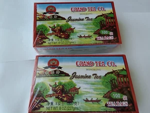 Jasmine Tea 100 tea bags ( 2 packs ) 100 tea bags x2 free shipping - Picture 1 of 3