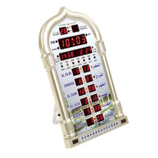 Digital Azan Athan Prayer LED Clock Churches Shaped Wall Clock Gift Supply GFL