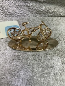 Crystalocraft Gold Bike Great Idea For Any Cyclists. - Picture 1 of 3
