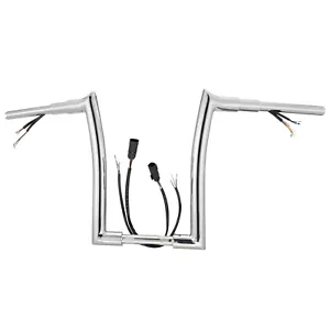 Dyna 12" Pre-wired Handlebar for Harley Fat Street Bob Wide Super Glide 07-13 - Foto 1 di 7
