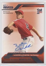 2009 TRISTAR Prospects Plus Auto /199 Zack Wheeler Zachary Wheeler #6 Auto