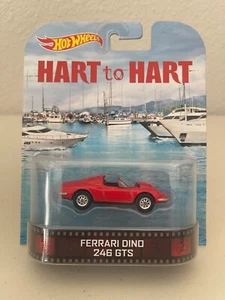 HOT WHEELS 2014 RETRO ENTERTAINMENT HART T0 HART FERRARI DINO 246 GTS - Picture 1 of 5