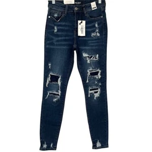 New w/ Tags Judy Blue Skinny Fit Mid Rise Ripped Stretch Jeans Womens 3 / 26 - Picture 1 of 5