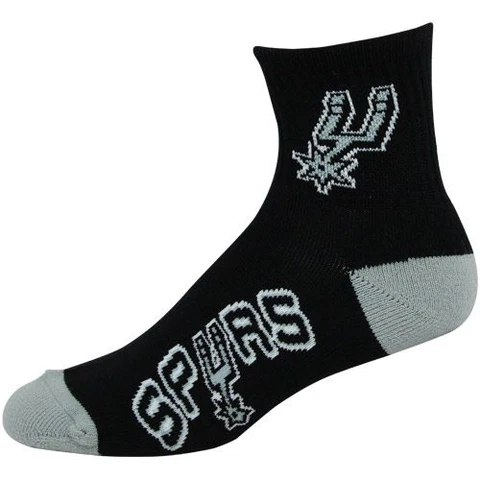 San Antonio Spurs Socks 501 Quarter Crew Cover