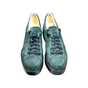 Robert Clergerie sz 41.5 suede leather green platform shoes Paris France NWOT - Picture 1 of 11